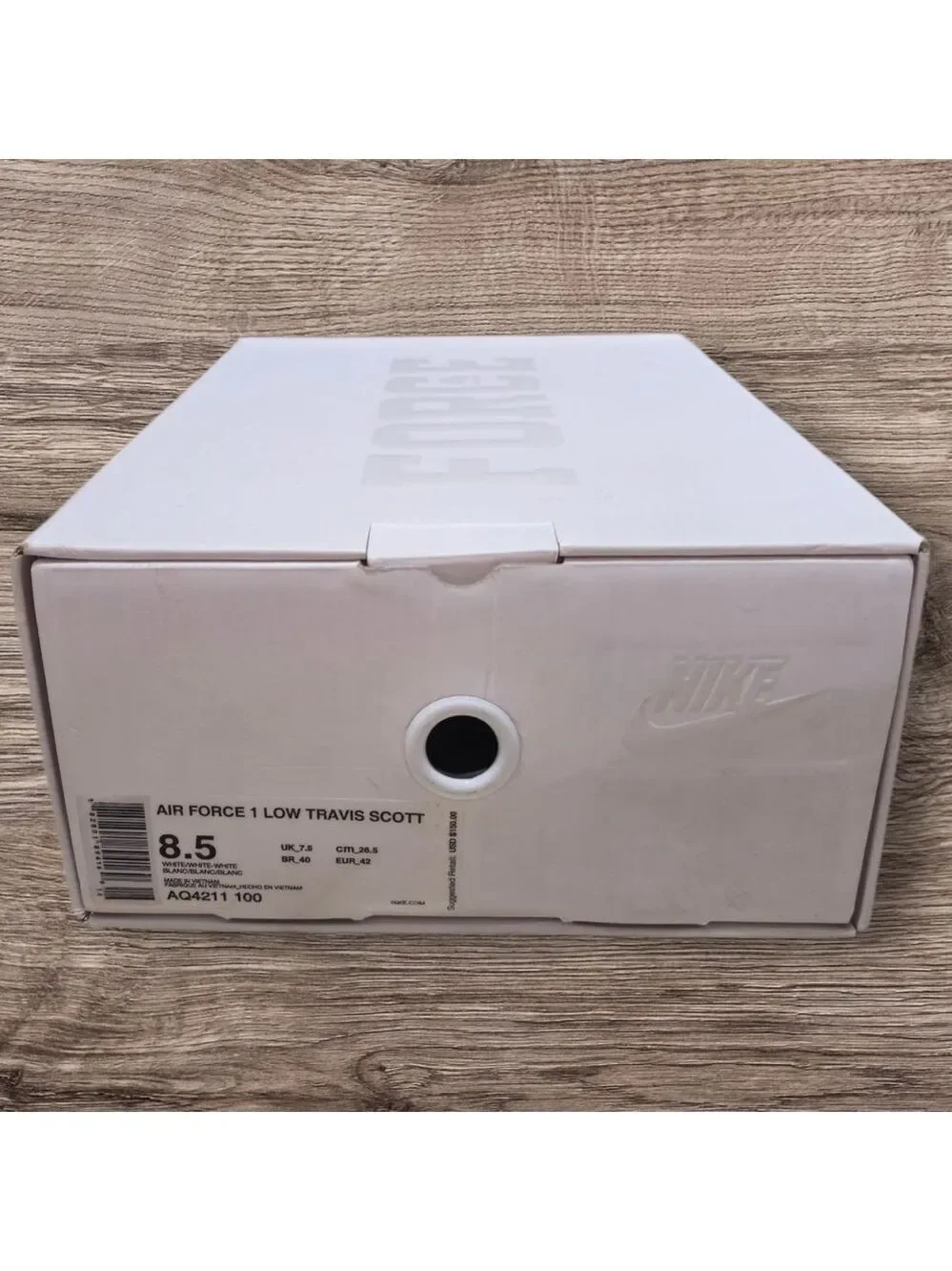 Travis Scott Nike Air Force 1 Low Sz 8.5 New